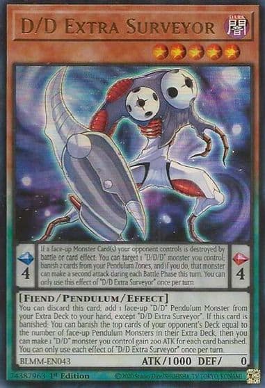 D D Extra Surveyor Battles of Legend: Monster Mayhem Yu-Gi-Oh! card