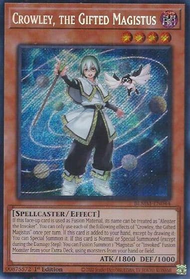 Crowley the Gifted Magistus Battles of Legend: Monster Mayhem Yu-Gi-Oh! card