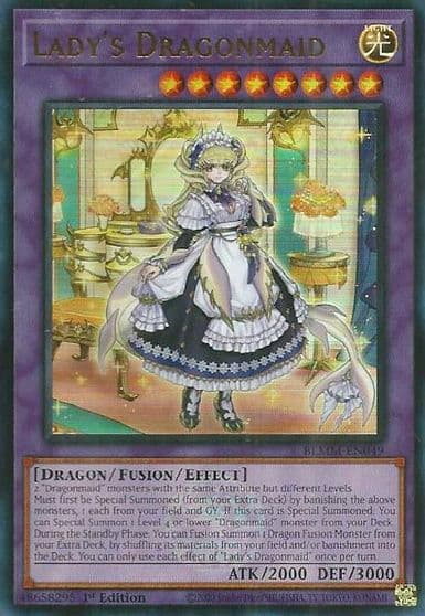 Ladys Dragonmaid Battles of Legend: Monster Mayhem Yu-Gi-Oh! card