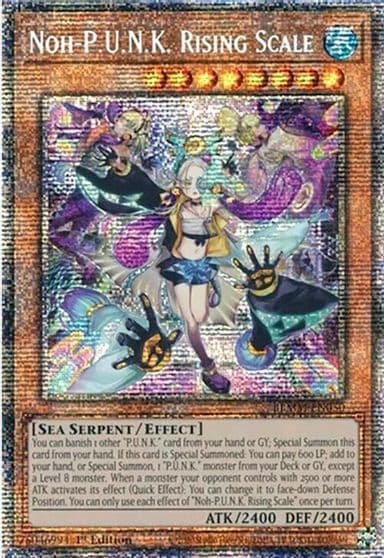 Noh PUNK Rising Scale Starlight Rare Battles of Legend: Monster Mayhem Yu-Gi-Oh! card