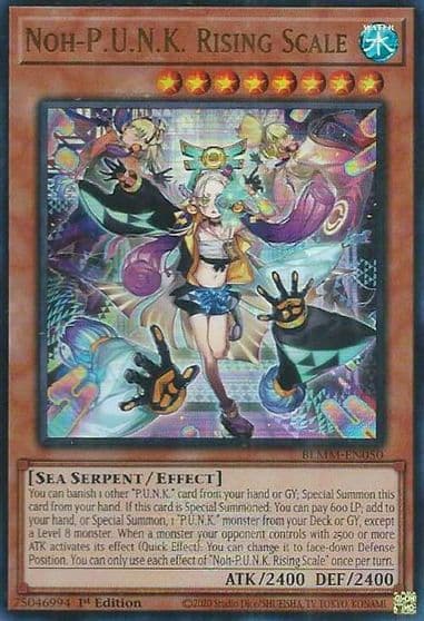 Noh PUNK Rising Scale Battles of Legend: Monster Mayhem Yu-Gi-Oh! card