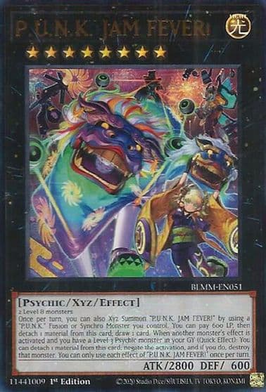 PUNK JAM FEVER Battles of Legend: Monster Mayhem Yu-Gi-Oh! card