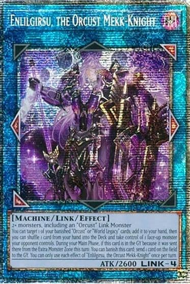 Enlilgirsu the Orcust Mekk Knight Starlight Rare Battles of Legend: Monster Mayhem Yu-Gi-Oh! card