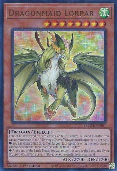 Dragonmaid Lorpar Battles of Legend: Monster Mayhem Yu-Gi-Oh! card