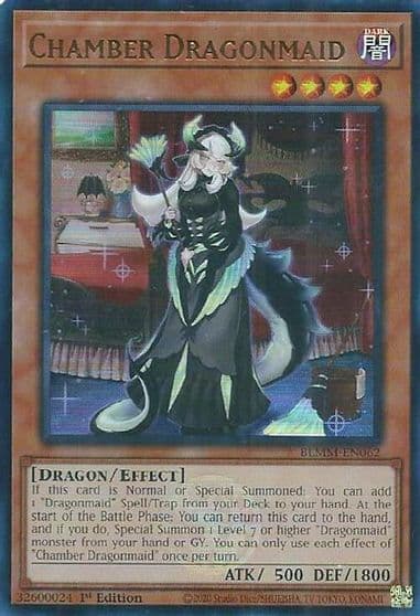 Chamber Dragonmaid Battles of Legend: Monster Mayhem Yu-Gi-Oh! card