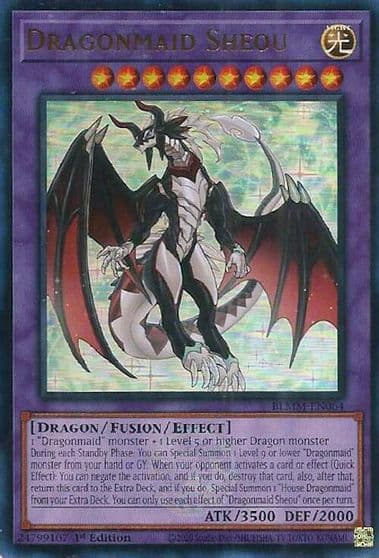 Dragonmaid Sheou Battles of Legend: Monster Mayhem Yu-Gi-Oh! card
