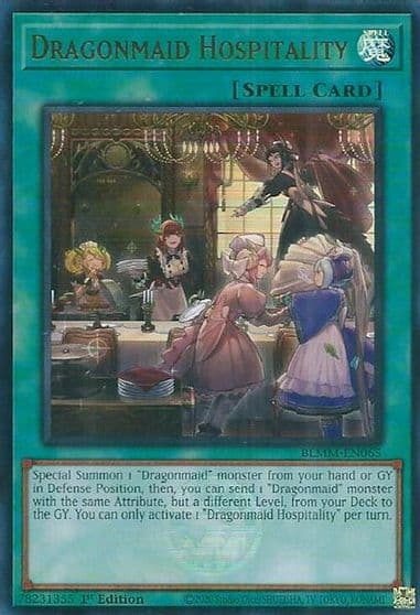 Dragonmaid Hospitality Battles of Legend: Monster Mayhem Yu-Gi-Oh! card