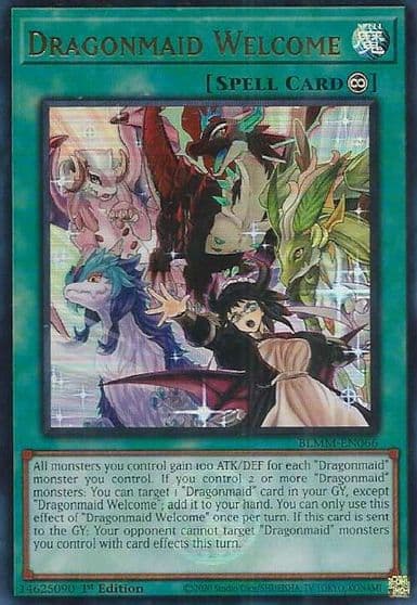 Dragonmaid Welcome Battles of Legend: Monster Mayhem Yu-Gi-Oh! card