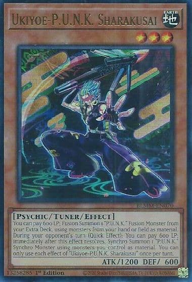 Ukiyoe PUNK Sharakusai Battles of Legend: Monster Mayhem Yu-Gi-Oh! card