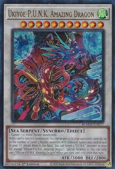Ukiyoe PUNK Amazing Dragon Battles of Legend: Monster Mayhem Yu-Gi-Oh! card