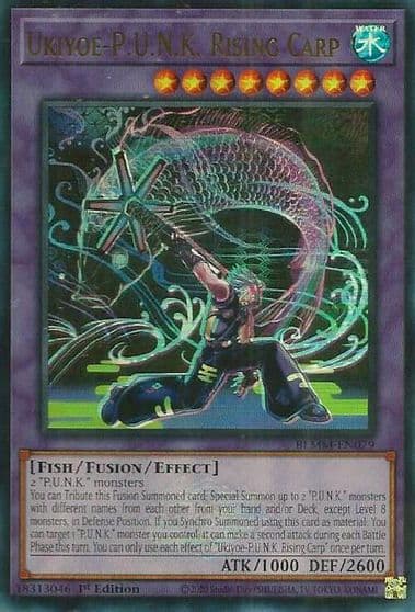 Ukiyoe PUNK Rising Carp Battles of Legend: Monster Mayhem Yu-Gi-Oh! card