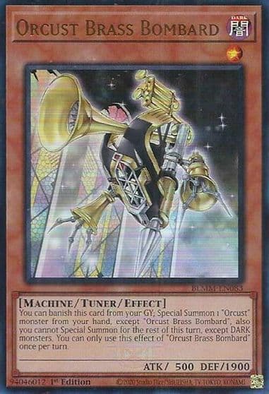 Orcust Brass Bombard Battles of Legend: Monster Mayhem Yu-Gi-Oh! card