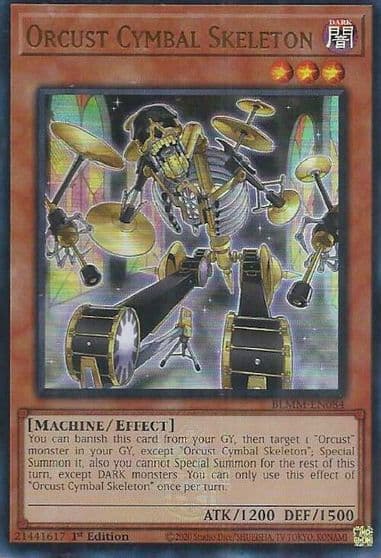 Orcust Cymbal Skeleton Battles of Legend: Monster Mayhem Yu-Gi-Oh! card