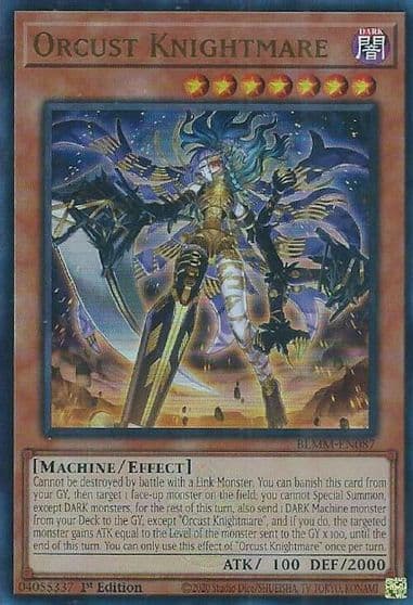 Orcust Knightmare Battles of Legend: Monster Mayhem Yu-Gi-Oh! card