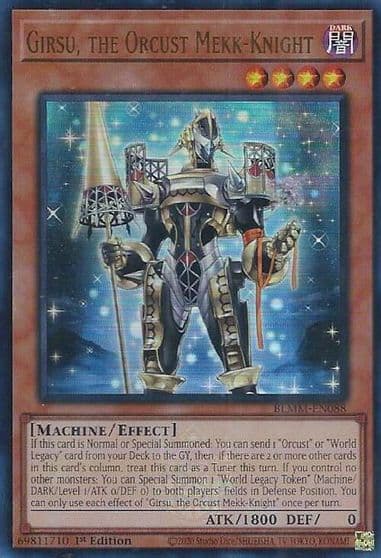 Girsu the Orcust Mekk Knight Battles of Legend: Monster Mayhem Yu-Gi-Oh! card