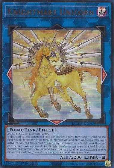 Knightmare Unicorn Battles of Legend: Monster Mayhem Yu-Gi-Oh! card