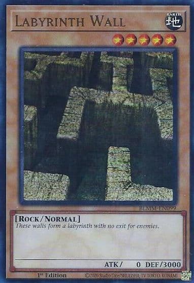 Labyrinth Wall Battles of Legend: Monster Mayhem Yu-Gi-Oh! card