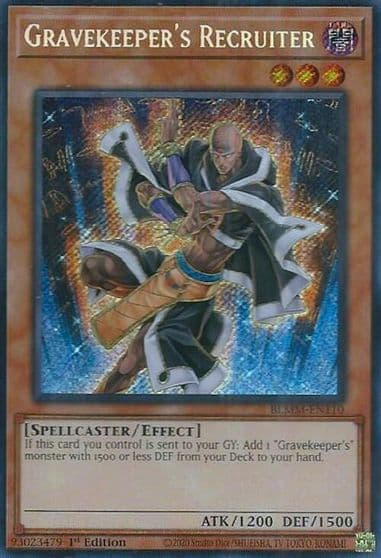 Gravekeepers Recruiter Battles of Legend: Monster Mayhem Yu-Gi-Oh! card