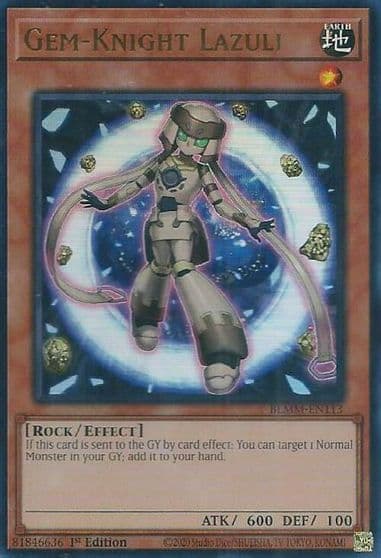 Gem Knight Lazuli Battles of Legend: Monster Mayhem Yu-Gi-Oh! card