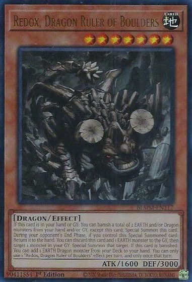 Redox Dragon Ruler of Boulders Battles of Legend: Monster Mayhem Yu-Gi-Oh! card