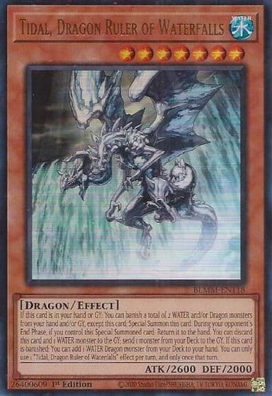 Tidal Dragon Ruler of Waterfalls Battles of Legend: Monster Mayhem Yu-Gi-Oh! card