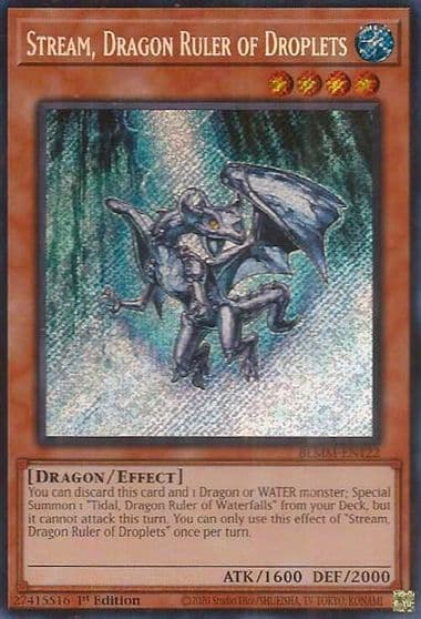 Stream Dragon Ruler of Droplets Battles of Legend: Monster Mayhem Yu-Gi-Oh! card
