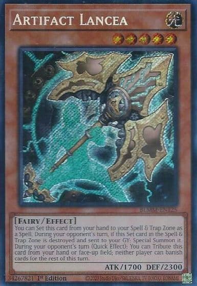 Artifact Lancea Battles of Legend: Monster Mayhem Yu-Gi-Oh! card