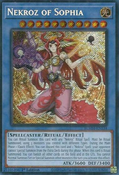 Nekroz of Sophia Battles of Legend: Monster Mayhem Yu-Gi-Oh! card