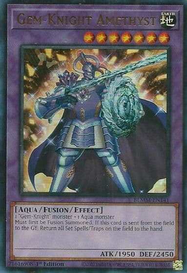 Gem Knight Amethyst Battles of Legend: Monster Mayhem Yu-Gi-Oh! card