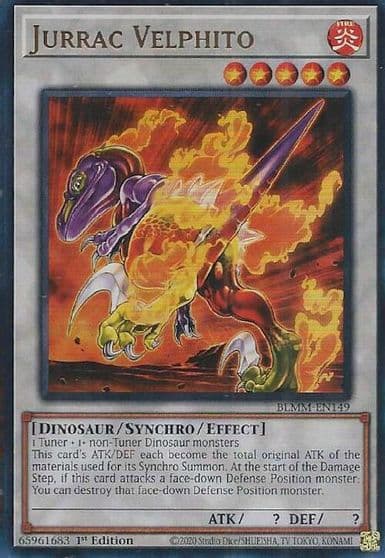 Jurrac Velphito Battles of Legend: Monster Mayhem Yu-Gi-Oh! card