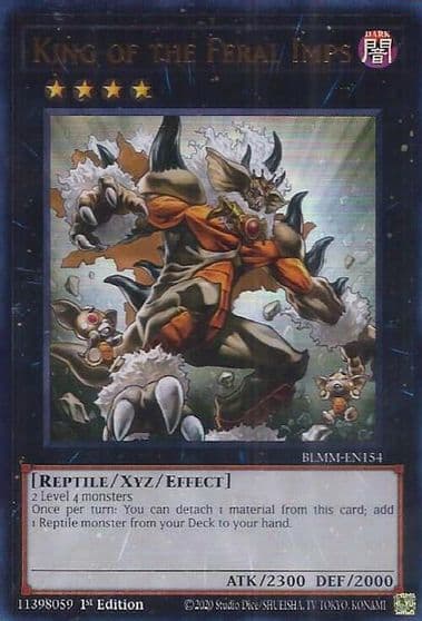King of the Feral Imps Battles of Legend: Monster Mayhem Yu-Gi-Oh! card