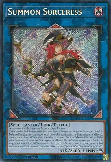 Summon Sorceress Battles of Legend: Monster Mayhem Yu-Gi-Oh! card