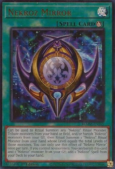 Nekroz Mirror Battles of Legend: Monster Mayhem Yu-Gi-Oh! card