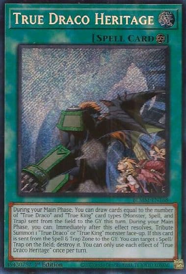 True Draco Heritage Battles of Legend: Monster Mayhem Yu-Gi-Oh! card