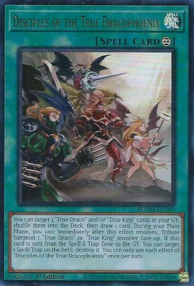 Disciples of the True Dracophoenix Battles of Legend: Monster Mayhem Yu-Gi-Oh! card