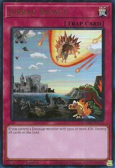 Jurrac Impact Battles of Legend: Monster Mayhem Yu-Gi-Oh! card