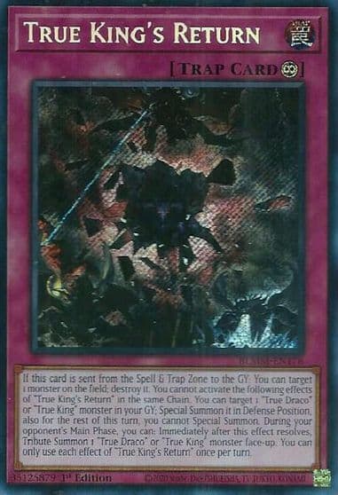 True Kings Return Battles of Legend: Monster Mayhem Yu-Gi-Oh! card