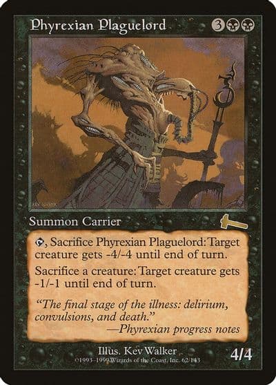 Phyrexian Plaguelord Urza's Legacy Magic card