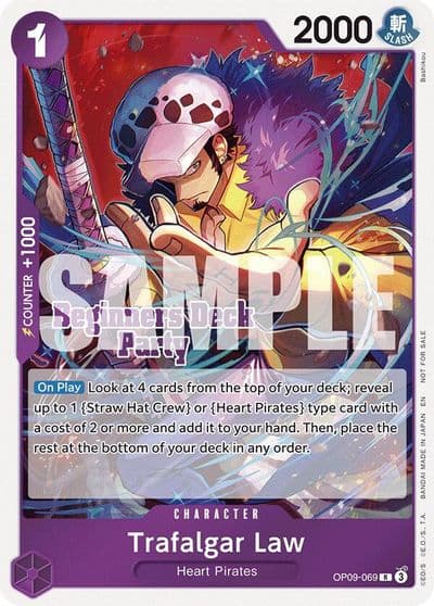 Trafalgar Law Beginners Deck Party ST 23 ST 28 Participation Pack One Piece Promotion Cards One Piece card