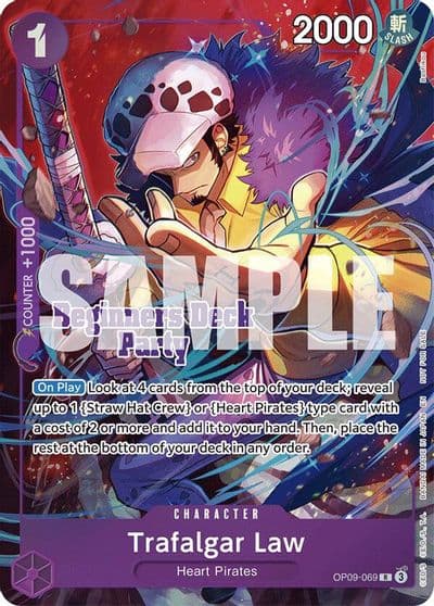 Trafalgar Law Beginners Deck Party ST 23 ST 28 Winner Pack One Piece Promotion Cards One Piece card