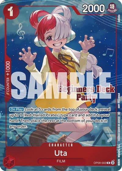 Uta Beginners Deck Party ST 23 ST 28 Winner Pack One Piece Promotion Cards One Piece card