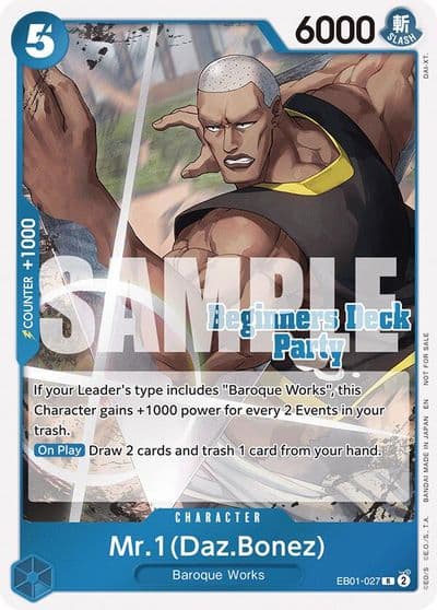 Mr 1 DazBonez Beginners Deck Party ST 23 ST 28 Participation Pack One Piece Promotion Cards One Piece card