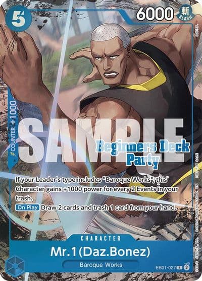 Mr 1 DazBonez Beginners Deck Party ST 23 ST 28 Winner Pack One Piece Promotion Cards One Piece card