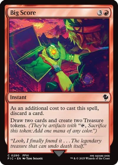 Big Score Surge Foil Commander: FINAL FANTASY Magic card