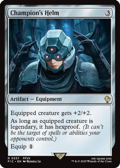 Champions Helm Surge Foil Commander: FINAL FANTASY Magic card