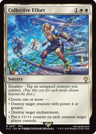 Collective Effort Surge Foil Commander: FINAL FANTASY Magic card
