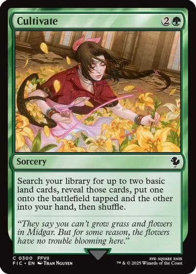 Cultivate Surge Foil Commander: FINAL FANTASY Magic card