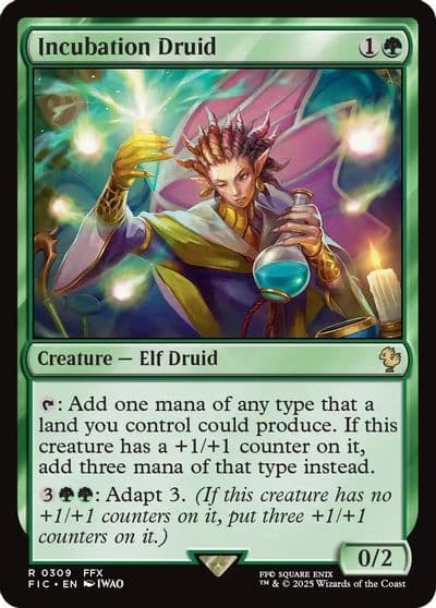 Incubation Druid Surge Foil Commander: FINAL FANTASY Magic card