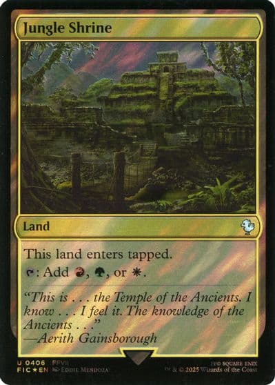 Jungle Shrine Surge Foil Commander: FINAL FANTASY Magic card