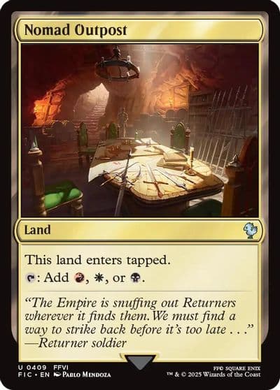 Nomad Outpost Surge Foil Commander: FINAL FANTASY Magic card